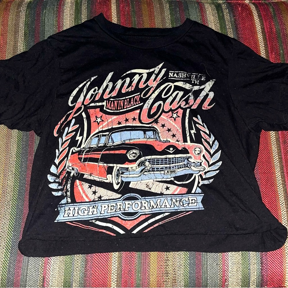 Johnny Cash Crop Top